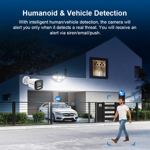 ชุดกล้องวงจรปิด 8 ช่อง 8MP IP POE NVR พร้อมเลนส์ Starlight ระบบ <span class=keywords><strong>P2P</strong></span> สีคมชัด ไฟอินฟราเรดคู่ ไมโครโฟนในตัว กล้องรักษาความปลอดภัยภายในบ้าน มองเห็นในเวลากลางคืน - Product Image 5