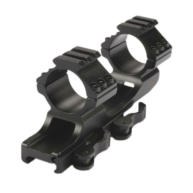Chinese Competitive Products Tactical 25.4mm 30mm Scope Ring Mount 4Slots Quick Release Cantilever Holder
