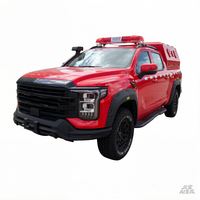Camion de pompiers Foton 4x4 Diesel |   Nouveau véhicule compact de lutte contre les incendies pour les communautés, les garages souterrains et les forêts