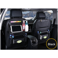 Organisateur de Siège Arrière de Voiture en Cuir de Luxe avec Support Tablette pour Enfants