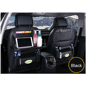 Araba seyahat aksesuarları lüks deri kumaş Tablet tutucu ile otomobil arka koltuğu düzenleyici çocuklar için - Product Image 4