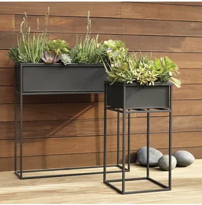 Promotion : Étagère <span class=keywords><strong>en</strong></span> fer pour plantes et légumes, pour <span class=keywords><strong>jardin</strong></span> et fleuriste, disponible <span class=keywords><strong>en</strong></span> tailles grande, moyenne et petite, couleur noire - Product Image 4