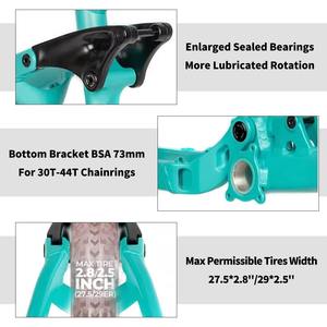 <span class=keywords><strong>Telaio</strong></span> per Enduro Mountain Bike 27.5er 29er <span class=keywords><strong>telaio</strong></span> a sospensione completa 12x148mm con asse Trail/<span class=keywords><strong>DH</strong></span>/AM freno a disco con <span class=keywords><strong>telaio</strong></span> posteriore morbido - Product Image 6