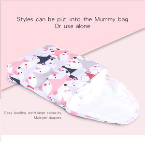 <span class=keywords><strong>Sac</strong></span> de rangement pour couches personnalisé avec fermeture éclair, suspendu, imperméable, en polyester, réutilisable, pour couches humides et sèches - Product Image 4