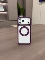 Nouvelle coque de téléphone magnétique rotative Ice Mist, coque de téléphone simple et résistante, coque de téléphone tout compris
