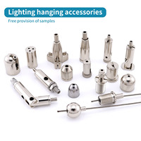 Accessoires de suspension en acier de qualité supérieure pour luminaires de plafond, kit de panneau signalétique avec pince à câble