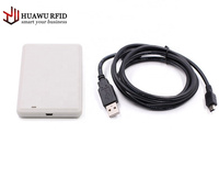 HUAWU petit bureau USB carte encodeurs 860-960mhz passif uhf rfid lecteur écrivain