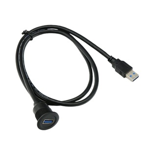 สายต่อ USB 3.0 แบบตัวผู้ต่อตัวเมีย สำหรับติดตั้งในรถยนต์ กันน้ำ - Product Image 1