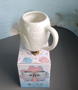 Tazza Creativa a Forma di Gufo, Moderna Tazza in Ceramica con Animali Intorno per Bere Caffè, Regalo Decorativo - Product Image 6