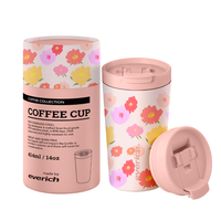 Mug à café isotherme Everich, nouveau design, 420 ml (14 oz), sans BPA, double paroi, en acier inoxydable 304, moderne, pour le bureau