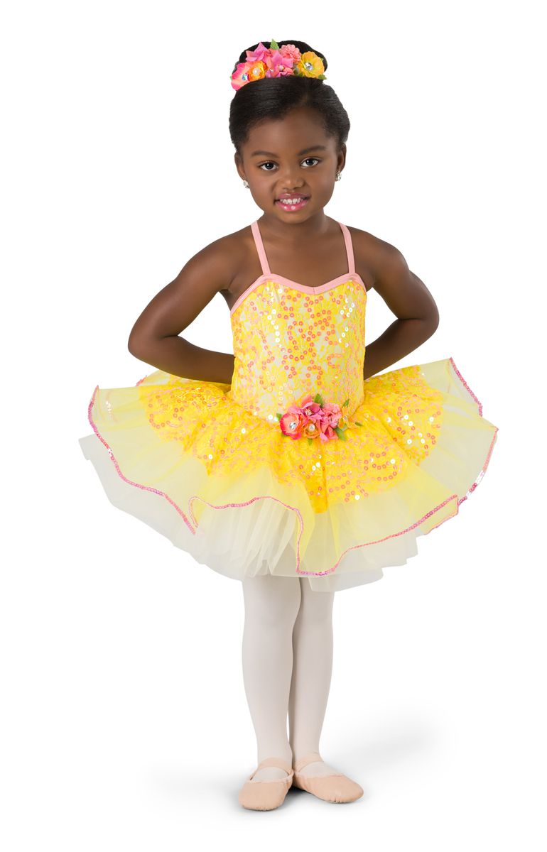 Girls Yellow Tutu Ballet Dress - Cute Dance Costume for Stage Performance, Perfect Childrens Dancewear & Ballerina Outfit Girls Yellow Tutu Ballet Dress - Cute Dance Costume for Stage Performance, Perfect Childrens Dancewear & Ballerina Outfit