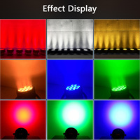 Haute luminosité étanche IP65 12X18W RGBWUV 6IN1 LED couleur 2.4G sans fil Wifi batterie à distance Par lumière pour KTV Party DJ