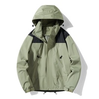 23657 Veste bomber unisexe ample populaire pour l'extérieur, vêtement de montagne fin pour le printemps et l'automne, personnalisable avec logo