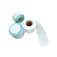 Papel Térmico Personalizado Impermeable y Resistente al Aceite con Código de Barras para Supermercado - Rollo Autoadhesivo de 50x30 40x30 60x40mm
