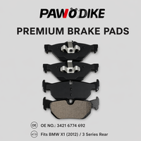 Pastiglie Freno Personalizzate all'Ingrosso per BMW X1 E84 e BMW Serie 3 E90 E93, Parti Premium con Etichetta Privata OE 34216774692