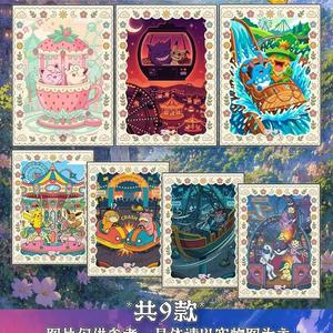DM Wholesale Cheap <span class=keywords><strong>Firefox</strong></span> Cute Japanese Figure Art Board Cheap Collectible Fan Art Mystery Box PVC Material Full Color Printing - Product Image 5