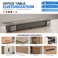 Bureau de direction moderne de luxe en forme de L, poste de travail pour manager, table d'ordinateur avec armoire de rangement
