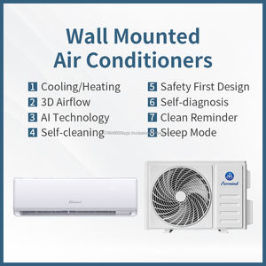 Aire Acondicionado Puremind de Gran Venta sin Inverter para Enfriamiento 9000 BTU 12000 BTU Montado en Pared para Uso Doméstico con WiFi R454B - Product Image 2