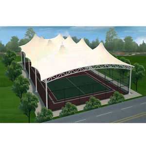Estructuras de Techo de Acero para Estadios de Fútbol, Domo de Tela PVDF, Diseño de Carpas de Almacenamiento para Campos de Fútbol - Product Image 5