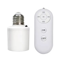 Temporizador inalámbrico E27 Control remoto 85V-265V Adaptador universal para dormitorio de múltiples lámparas Habitación de bebé Hogar inteligente