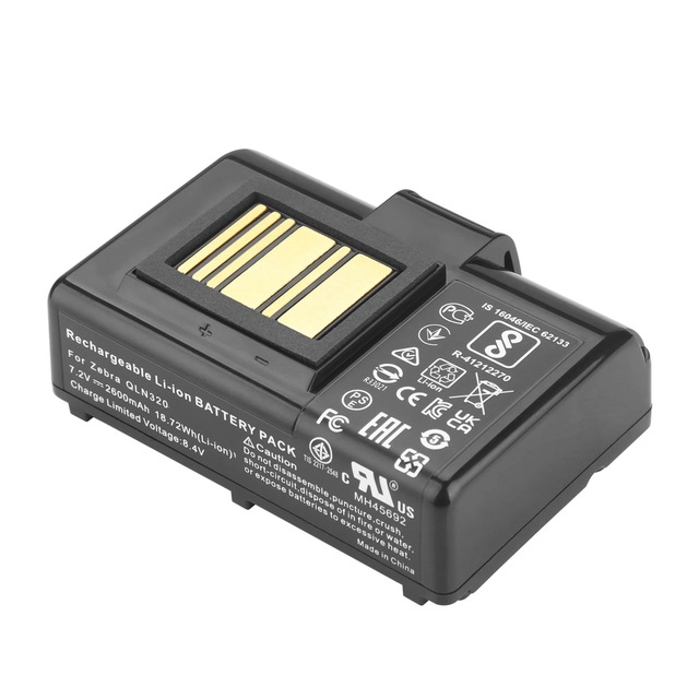 Wholesale Portable Printer Batteries Compatible with Zebra Models QLN220, QLN320, ZQ510 and ZQ520 2600mAh