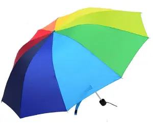 3 Складные радужные зонты для геев с ветрозащитной оправой