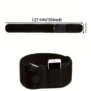 Ceinture de taille confortable et résistante facile à allumer/éteindre avec un accessoire en tissu confortable à la mode intemporelle de style classique - Product Image 2