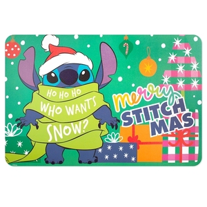 Stitch Xmas Green <b>Placemat</b> 45x30 Cm Decorated Polypropylene <b>Christmas</b> Design - Product Image 1