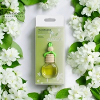 Désodorisant Voiture 10ml Parfum Huile Essentielle Pendentif Diffuseur Automobile Couvercle en Bois Pour Décoration Intérieur