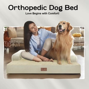 Cama de Lujo para Mascotas, Cómoda para Todas las Estaciones, con Funda de Terciopelo Extraíble, Antideslizante, Ortopédica, Ideal para Minoristas (OEM y ODM) - Product Image 2