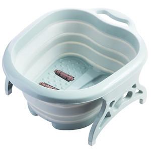 Portátil pies relajarse masaje Spa de gran aumento de pies de barril al aire libre Camping plegable baño de pies - Product Image 1