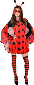 Costume da <span class=keywords><strong>coccinella</strong></span> di Halloween con abito da ala di <span class=keywords><strong>coccinella</strong></span> Cosplay - Product Image 3