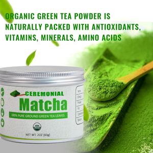 Té Matcha Orgánico de Marca Privada, Té Verde en Polvo Ceremonial, Caja de Té con Sabor Herbal, Venta al por Mayor - Product Image 6