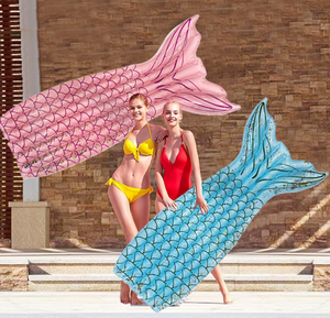 Zattera galleggiante <span class=keywords><strong>della</strong></span> <span class=keywords><strong>sirena</strong></span> con la <span class=keywords><strong>coda</strong></span> di pesce, letto gonfiabile del galleggiante dell'acqua, sedia a sdraio pieghevole - Product Image 4