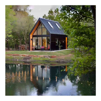 Maisons conteneurs de luxe en acier, aluminium et bois, maisons préfabriquées modulaires, chalets de montagne, maisons A-frame de luxe pour les stations balnéaires