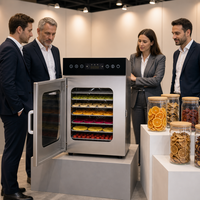 Fruitdroogmachine met digitale timer, commerciële voedseldroger voor consistente droogresultaten, dagelijks gebruik