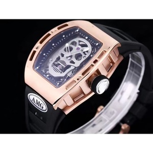 High-quality Moissanite Unisex Tourbillon Fully Functional <b>Automatic</b> Mechanical Waterproof Sports Diver Carbon Fiber Rubber - Product Image 2