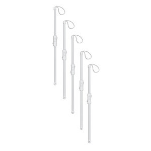 Dispositivo di Inclinazione <span class=keywords><strong>a</strong></span> Prova di Bambino, Asta Retrattile Senza Fili per <span class=keywords><strong>Tende</strong></span> <span class=keywords><strong>a</strong></span> <span class=keywords><strong>Rullo</strong></span> Zebra - Product Image 2