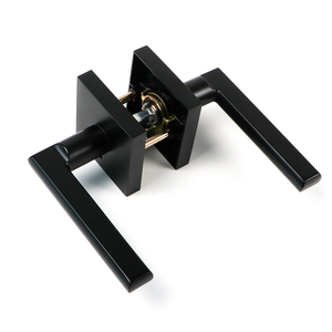 Ba thanh thông qua cửa xử lý đòn bẩy với hiện đại hiện đại mỏng thiết kế vuông cho nhà phòng ngủ hoặc phòng tắm hình ống lockset - Product Image 2