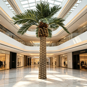 Palmera Artificial de Dátaro Grande Personalizada de Fábrica, Resistente al Agua y a los Rayos UV, para Decoración de Hoteles, Resorts y Villas, 9m 30 pies OEM - Product Image 4
