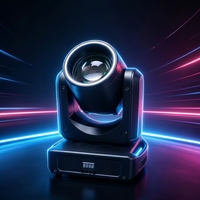 Projecteur de scène MOKE 150W RGBW à tête mobile avec effets de faisceau et contrôle DMX512 pour DJ, clubs, soirées et mariages