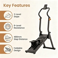K-FIT Home Foldable Stair Climber GS-3408 Climber Daily Cardio Step Fitness Equipment