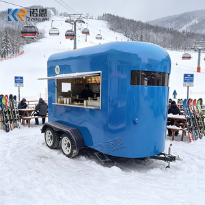 Carrito de café, Remolque de comida, Remolque de comida callejera, Carrito expendedor de comida, Remolque de comida tipo Horse Box, Carritos expendedores de comida callejera, Camión <span class=keywords><strong>bar</strong></span> móvil - Product Image 1