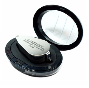 Портативная мини-лупа 40x с 2 светодиодами для ювелиров и проверки бриллиантов - Product Image 4