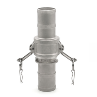 Double raccord rapide Camlock en acier inoxydable, type C+E, type D+A