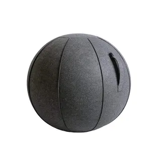 نقطة سيليكون عدم الانزلاق Pvc مخصصة المضادة للانفجار الاستقرار الجمباز ممارسة اليوغا التوازن الكرة مع غطاء