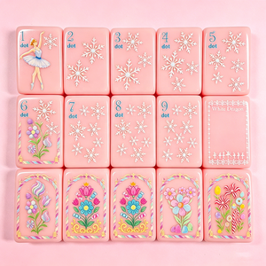 Juego <span class=keywords><strong>de</strong></span> Mahjong <span class=keywords><strong>de</strong></span> Lujo con Diseño <span class=keywords><strong>de</strong></span> <span class=keywords><strong>Cascanueces</strong></span> y <span class=keywords><strong>Ballet</strong></span>, 160 Piezas, Moderno, <span class=keywords><strong>de</strong></span> Una Sola Capa, Fichas <span class=keywords><strong>de</strong></span> Mahjong Americanas Personalizadas <span class=keywords><strong>de</strong></span> Acrílico Rosa para Entretenimiento - Product Image 5