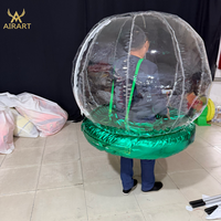 Costume de globe terrestre gonflable pour fête de danse, festival, défilé