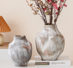 Nordic Vintage Ceramic <b>Vases</b> High Quality <b>Unique</b> Flower Ceramic <b>Vases</b> for Home Desktop - Product Image 2