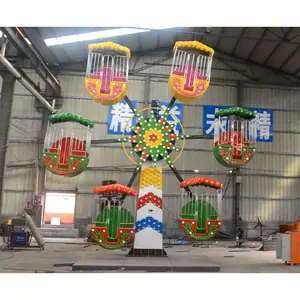China Fabrikant Pretpark Apparatuur Kids Attractie Mini Kleine Reuzenrad Ritten Voor Verkoop